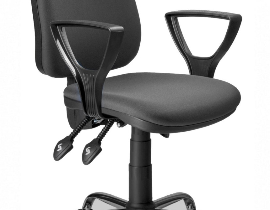 Asyn/CR Office Armhair Grey D5*