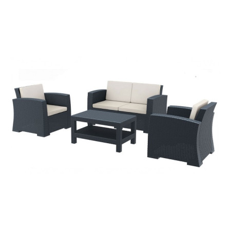 Monaco/ST-2* Lounge set 4pc Anthracite