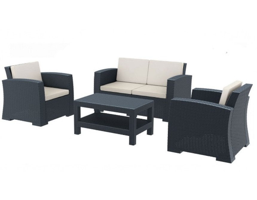 Monaco/ST-2* Lounge set 4pc Anthracite