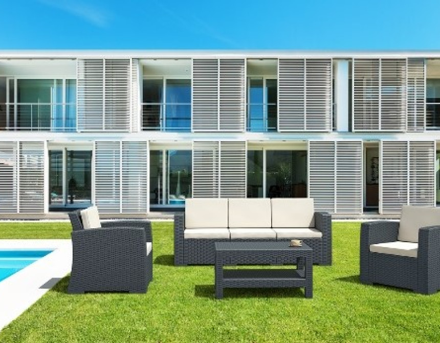 Monaco/ST-3* Lounge Set Anthracite
