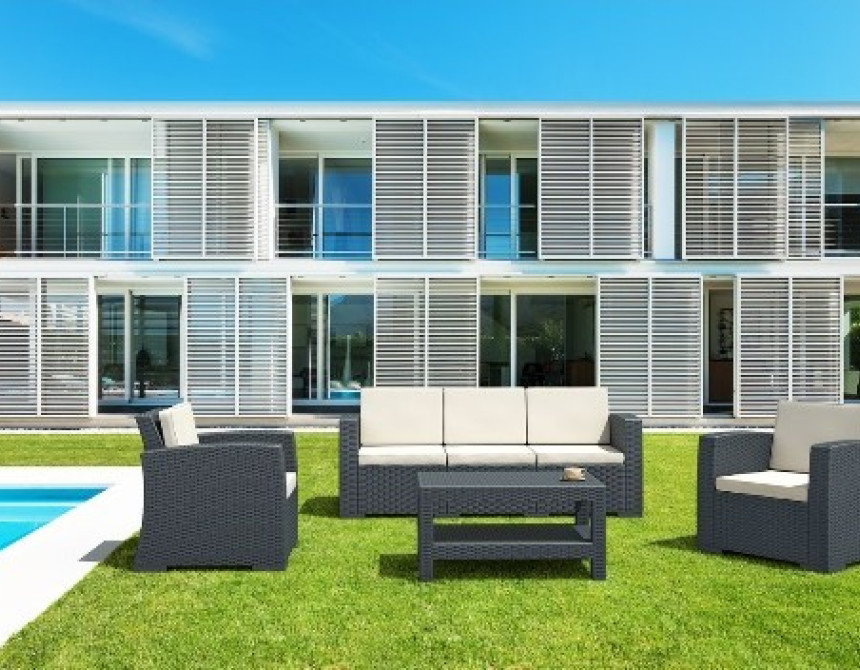 Monaco/ST-3* Lounge Set White