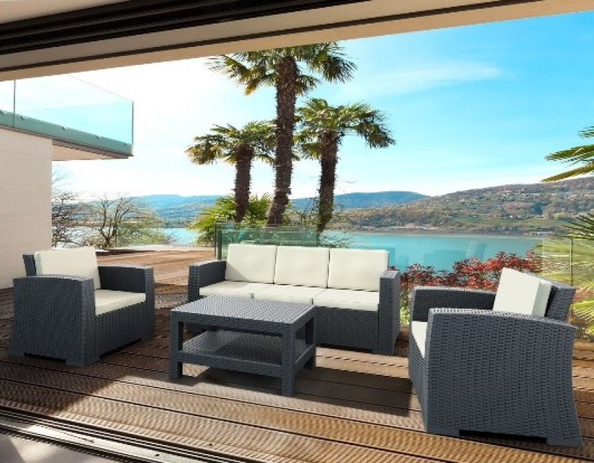Monaco/ST-3* Lounge Set White