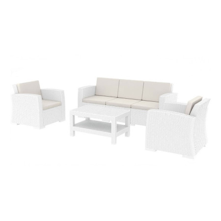 Monaco/ST-3* Lounge Set White