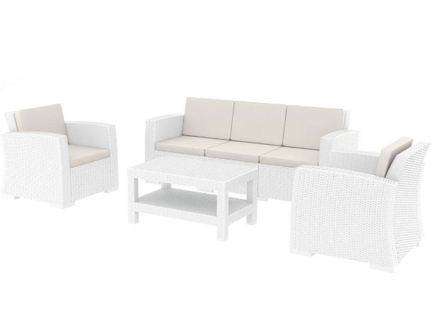 Monaco/ST-3* Lounge Set White
