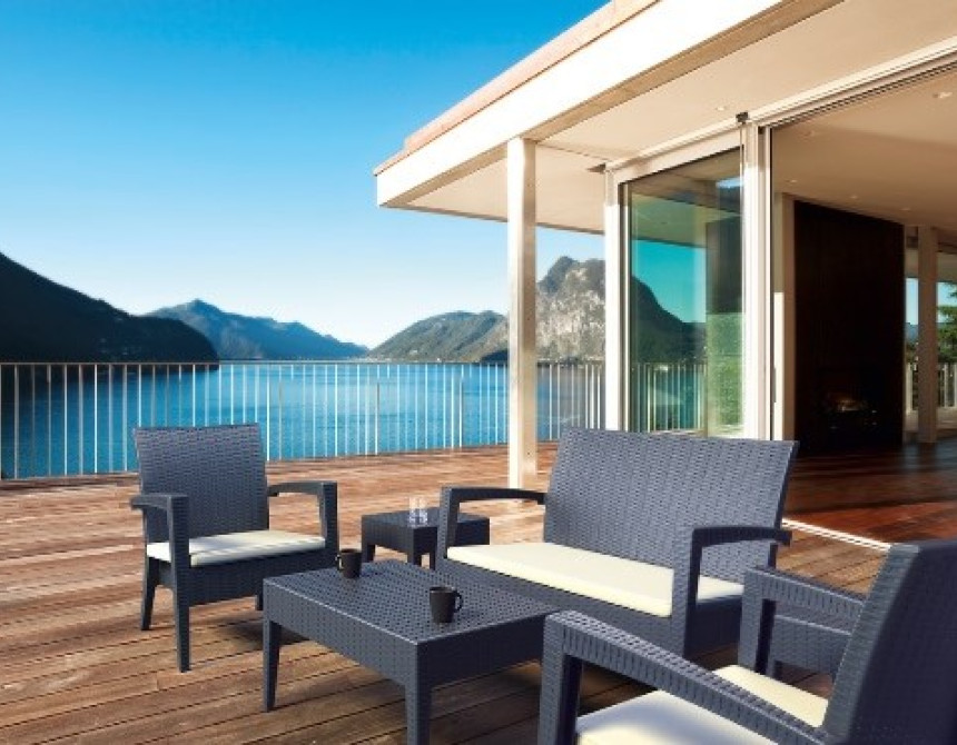 Pacific Lounge Set Dark Grey*