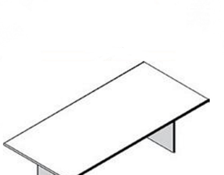 Mio, conference table 240x110xh.75cm*