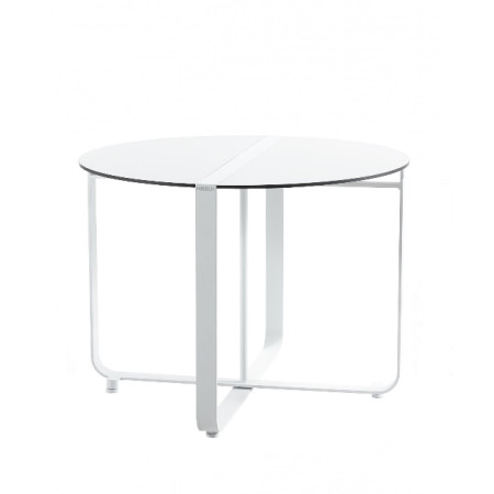 Clint/T White Table Φ100xh.74,5cm (670672)