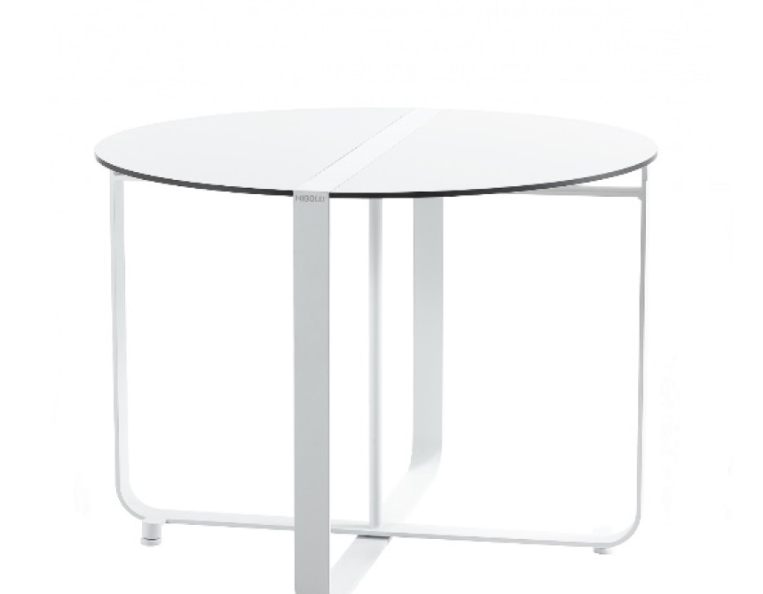 Clint/T White Table Φ100xh.74,5cm (670672)
