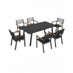 York/D7 Dining Set Anthracite (2017440)