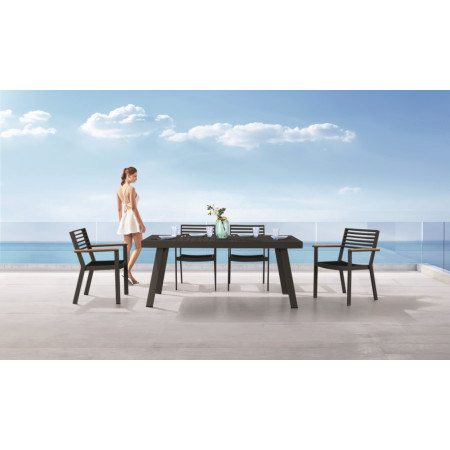 York/D7 Dining Set Anthracite (2017440)