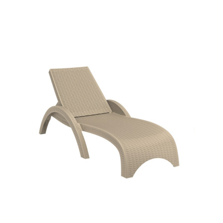 Tropic* Sun-Lounger Cappuccino