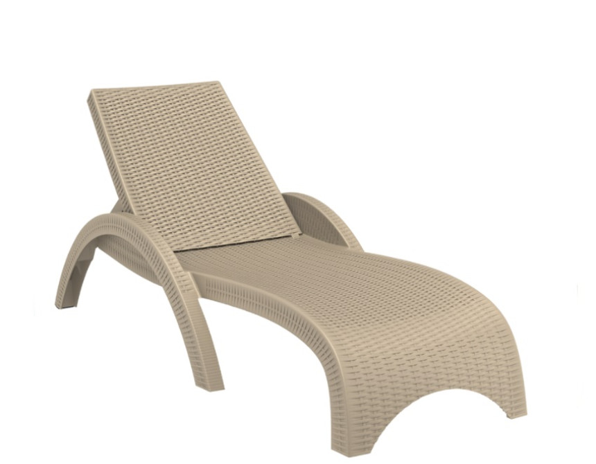 Tropic* Sun-Lounger Cappuccino