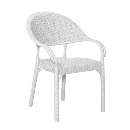Fiesta/P Armchair White*