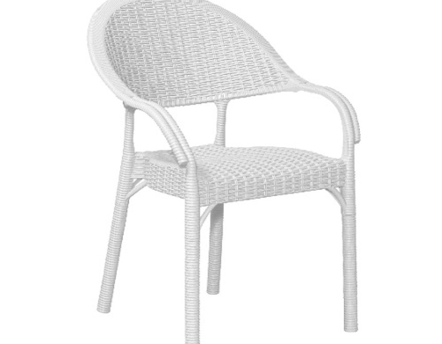 Fiesta/P Armchair White*