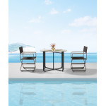 Clint/D3 Dining Set Anthracite