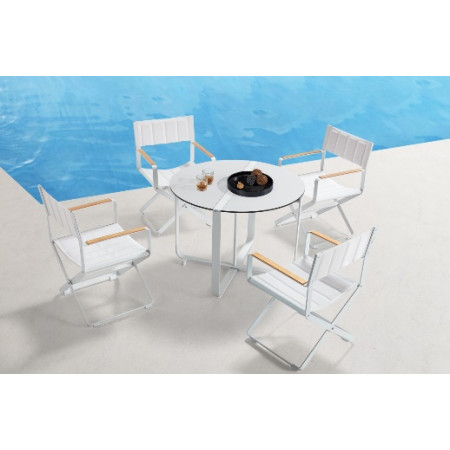 Clint/D5 Dining Set White