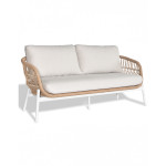 Bari-White Lounge Set