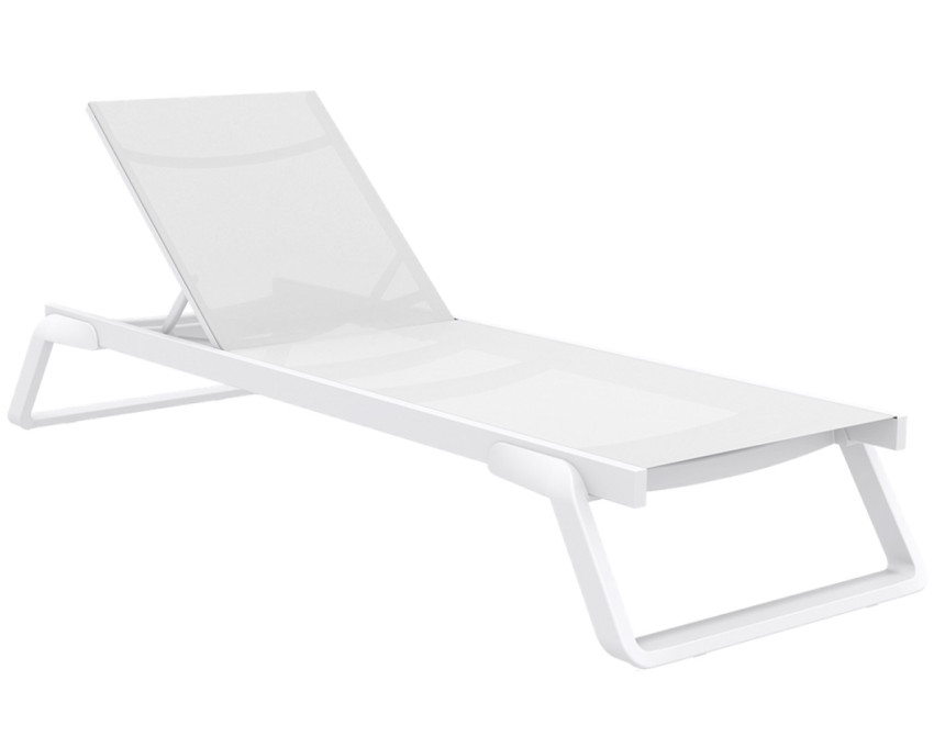 Tropic-2* Sun-Lounger White
