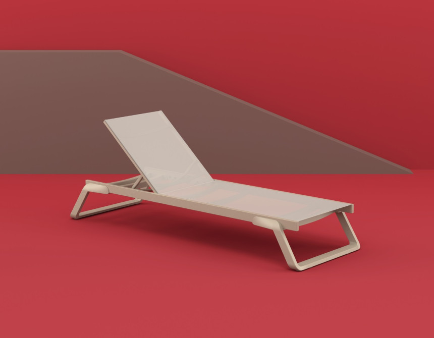 Tropic-2* Sun-Lounger Cappuccino