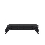Tropic-2* Sun-Lounger Black