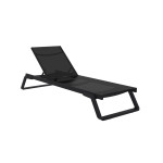 Tropic-2* Sun-Lounger Black