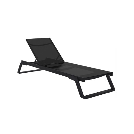 Tropic-2* Sun-Lounger Black