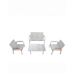 Nofi 2.0-2 Lounge Set white-grey (3801150)