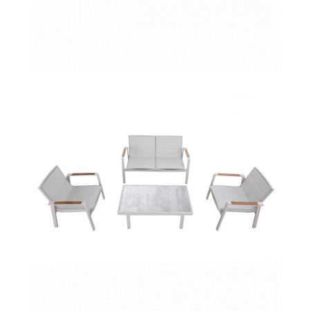 Nofi 2.0-2 Lounge Set white-grey (3801150)