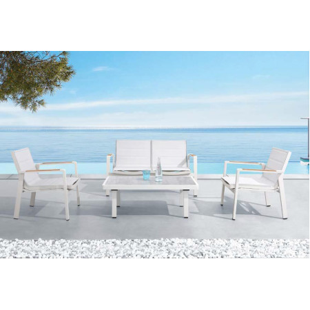 Nofi 2.0-2 Lounge Set white-grey (3801150)