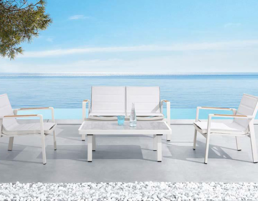 Nofi 2.0-2 Lounge Set white-grey (3801150)