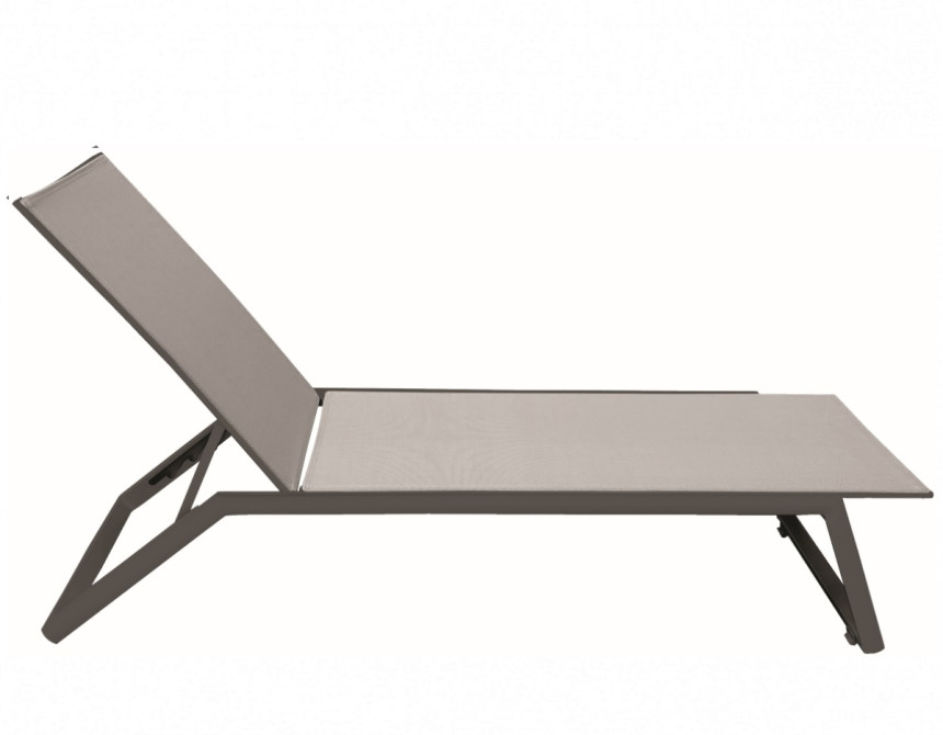 Tulip Sun-Lounger Taupe