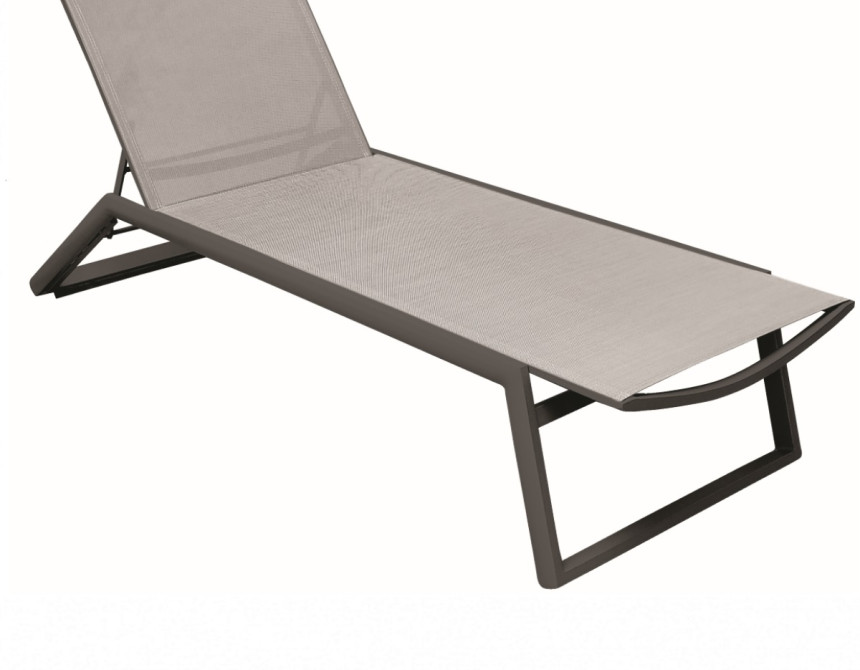 Tulip Sun-Lounger Taupe