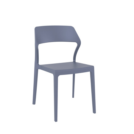Snow/PL* Chair Dark Grey