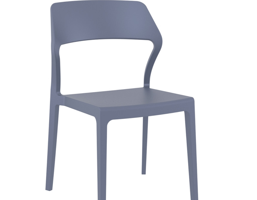 Snow/PL* Chair Dark Grey