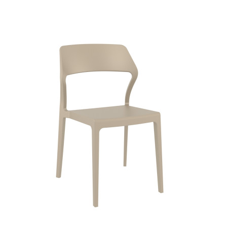 Snow/PL* Chair Taupe