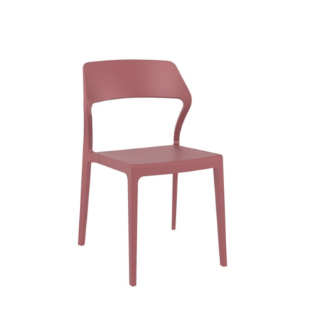 Snow/PL* Chair Marsala