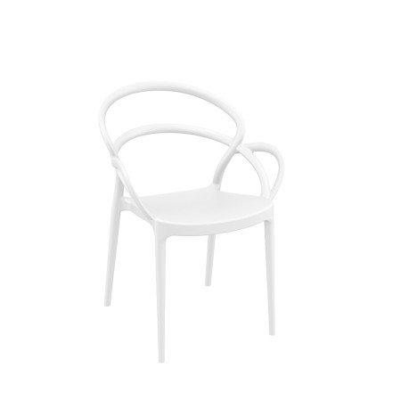 Mila/Pl* Armchair White