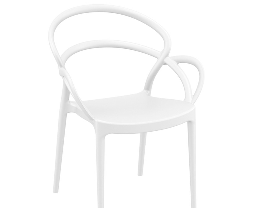 Mila/Pl* Armchair White