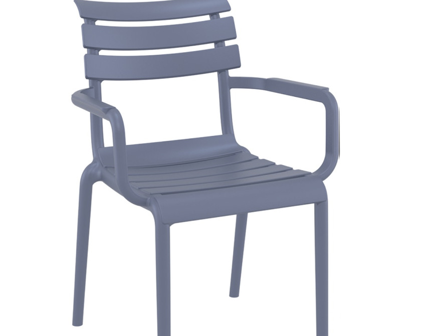 Paris/ST* Armchair Dark Grey