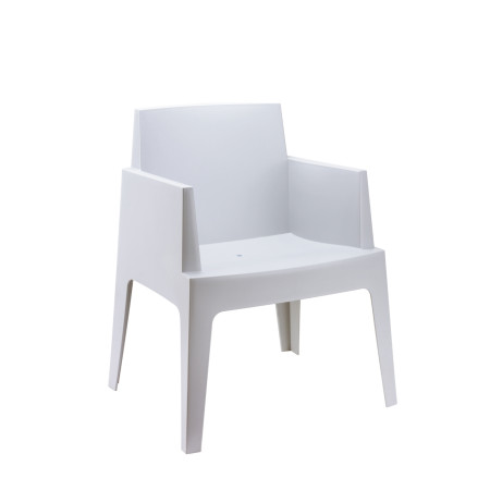 Box/P* Armchair White