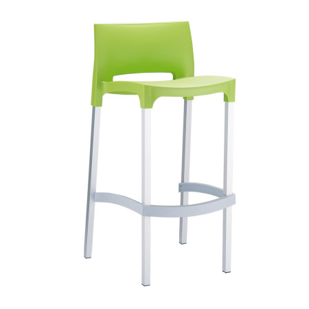 Gio* Barstool Light Green 75cm Alu PL