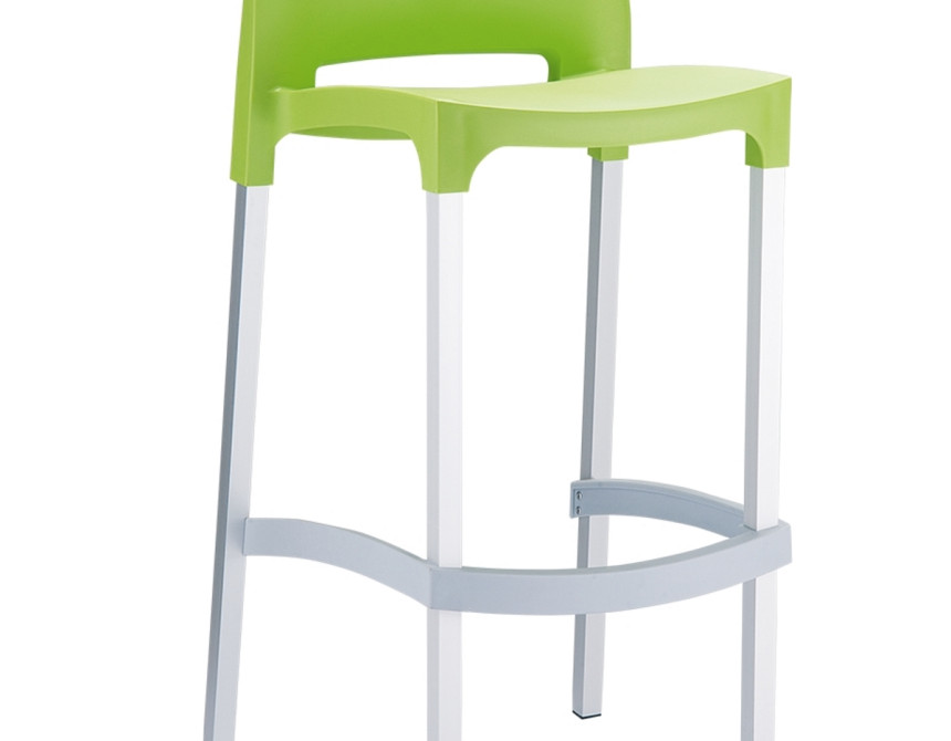 Gio* Barstool Light Green 75cm Alu PL