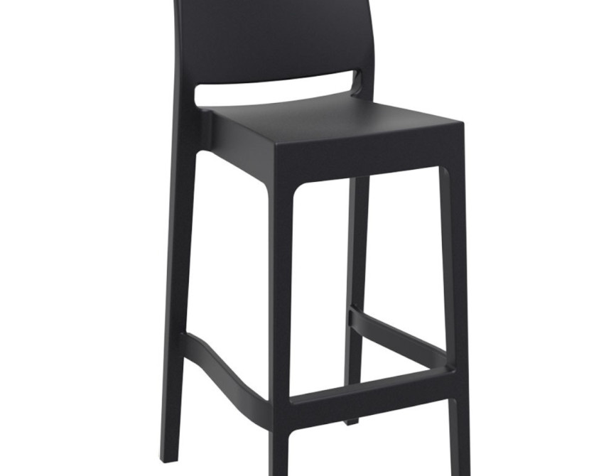 Maya/S-75cm* Barstool Black PL