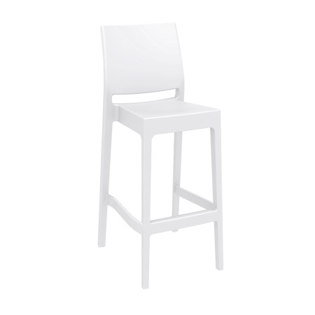 Maya/S-75cm* Barstool White PL