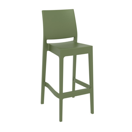 Maya/S-75cm* Barstool Olive Green PL