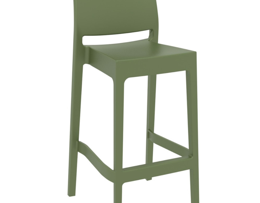 Maya/S-75cm* Barstool Olive Green PL