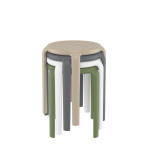 Tom/S-45cm* Stool White PL