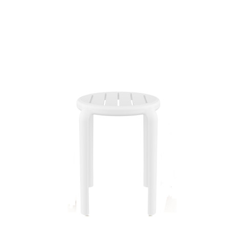 Tom/S-45cm* Stool White PL