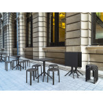Tom/S-45cm* Stool Black PL
