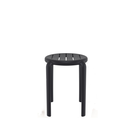 Tom/S-45cm* Stool Black PL